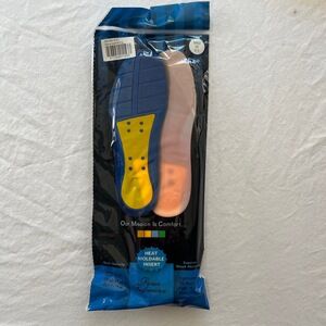NWT NRO‎ Heat Moldable Multi Density Shock Absorbent Insole 8.5 Narrow